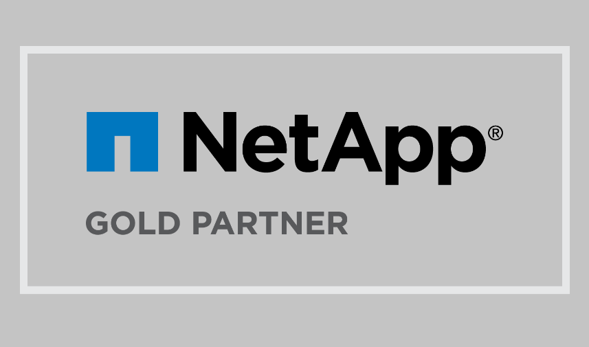 Wir sind NetApp Gold Partner