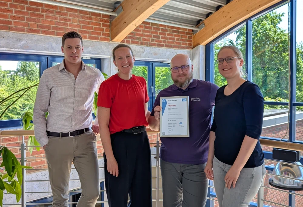 tenzing IT Operations erfolgreich nach ISO 27001-zertifiziert – Ein Meilenstein für Sicherheit und Vertrauen