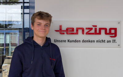 Frischer Wind bei tenzing – Tjare startet duales Studium