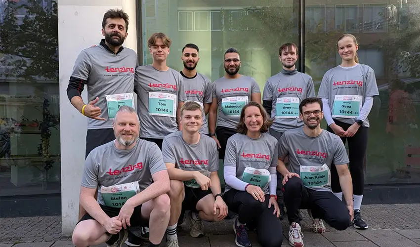 tenzing beim Firmen-Staffellauf in Lübeck – Teamgeist und jede Menge Spaß!